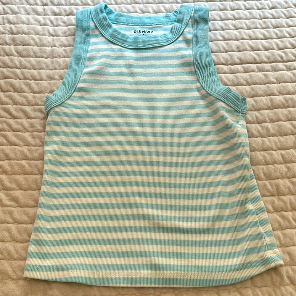 Crop ribbed tank